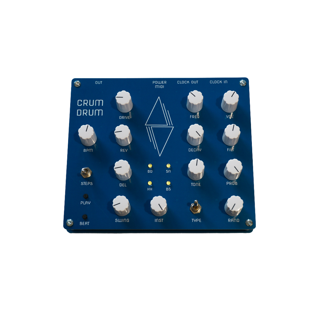 Nyström Crum Drum four-voice generative drum machine
